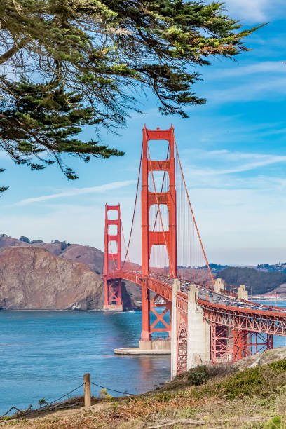 istock Panorama of the Golden Gate bridge 654530676