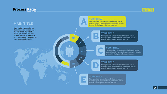 Optionality Slide Examples Five Options Slide Template Stock Illustration - Download Image Now ...