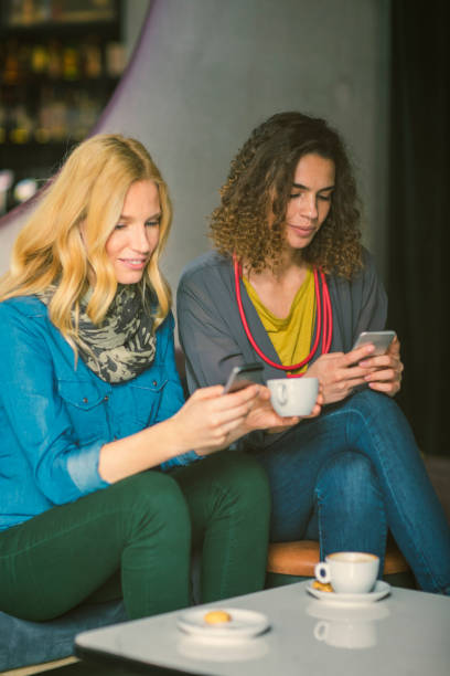 istock Female friends in cafe 654544336