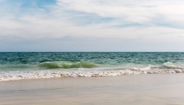 istock seascape of sand beach in thailand 654550408