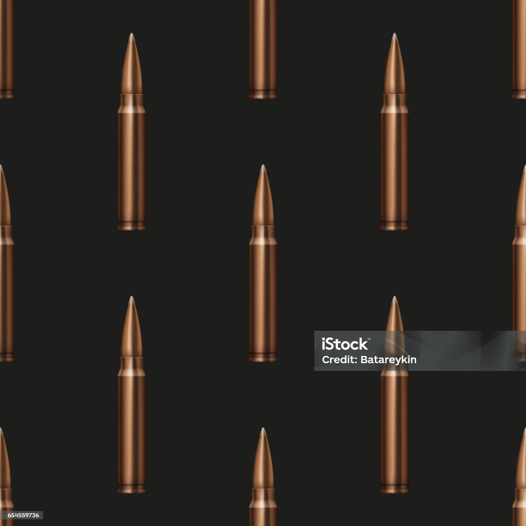 Repeating Pattern Bullets Rifle Bullets Pattern Background Stock Illustration - Download Image ...