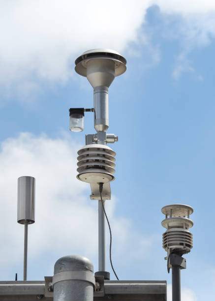 istock Equipment for monitoring air pollution 654563880