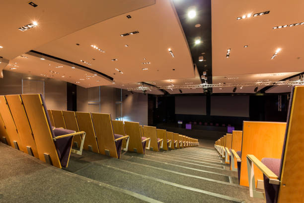 istock University aula with rows of chairs 654570106