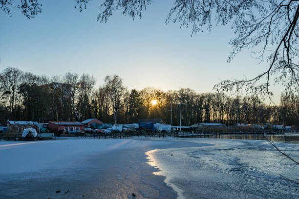 istock pier on a snow covered lake in winter 654570862