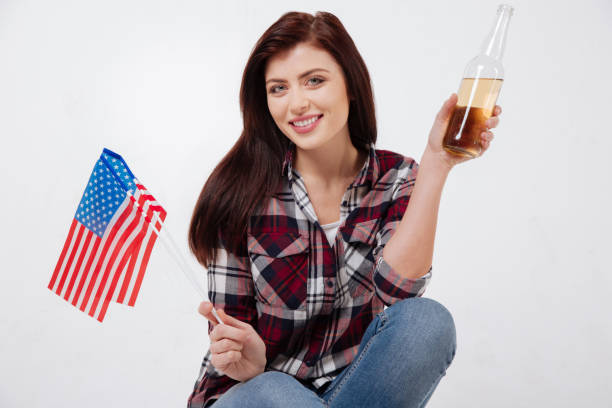 istock Charismatic young woman posing in the studio 654581326