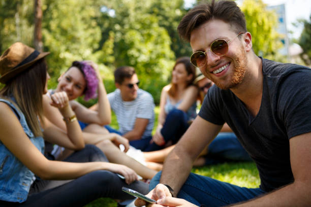 istock Friends having fun outdoor 654588452