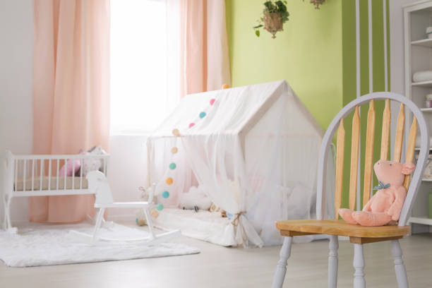 istock Chair in nursery 654636424
