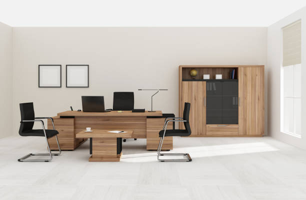 istock VIP office furniture 3D rendering 654640924