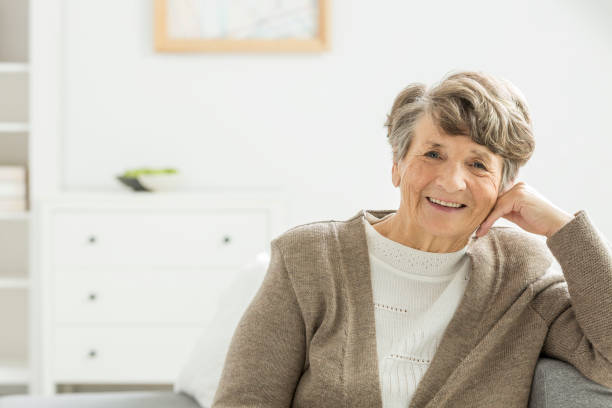istock Happy older woman 654651522