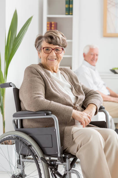 istock Woman on wheelchair 654651546