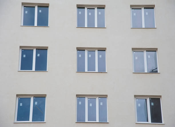 istock Brand new apartment building 654658698