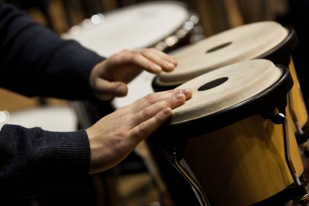 istock Orchestral bongos closeup 654662210