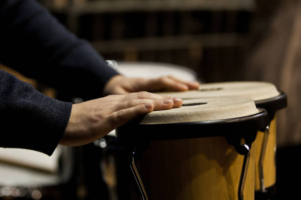 istock Orchestral bongos closeup 654662216