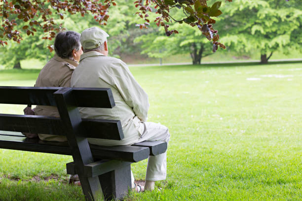 istock Senior couple outdoors 654680444