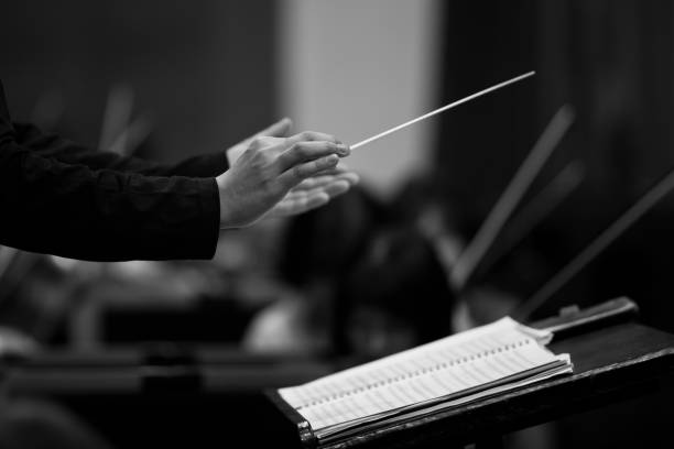 istock Hands of conductor 654694524