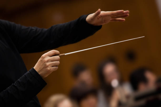 istock Hands of conductor 654694536