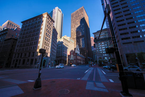 istock Boston old state house in the morning 654706342