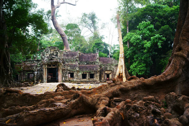 Angkor Wat temple in Siem Reap in Cambodia.