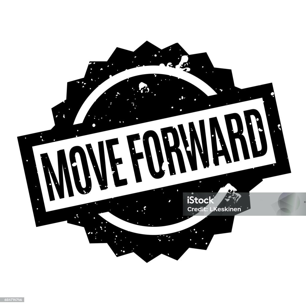 Forward Ruber Stamp Move Forward Rubber Stamp Stock Illustration - Download Image Now ...