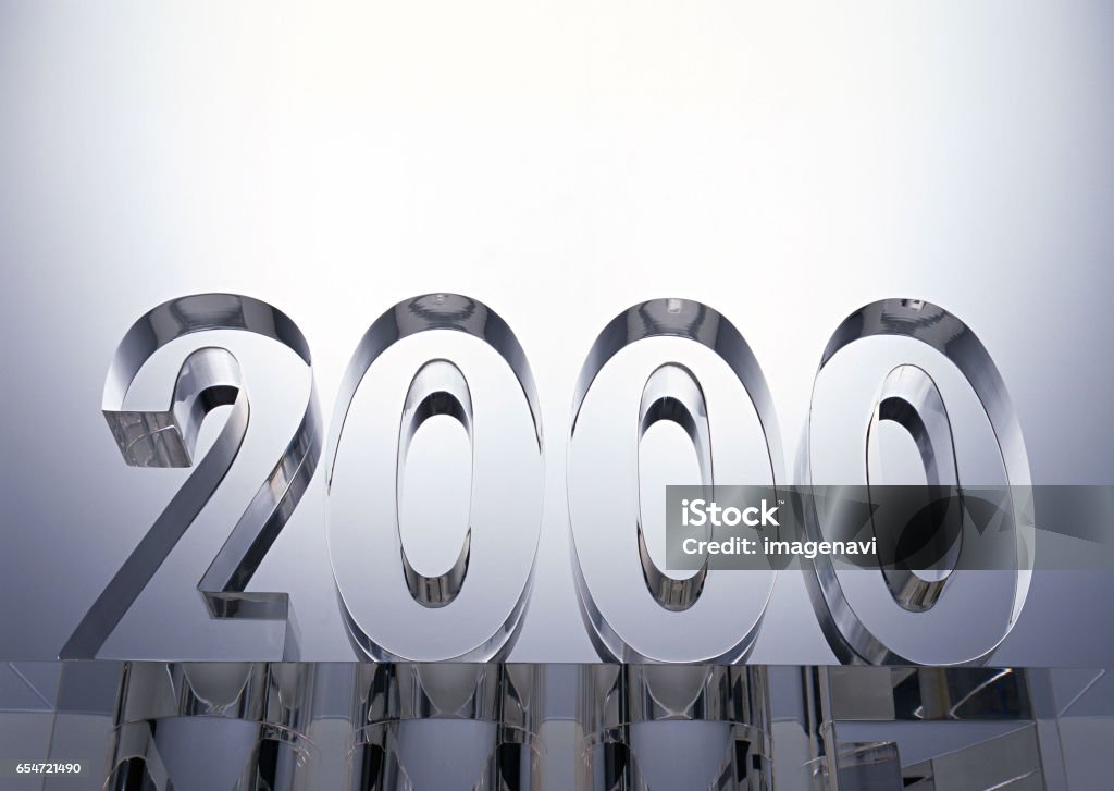 In 2000, image 2000 Stock Photo