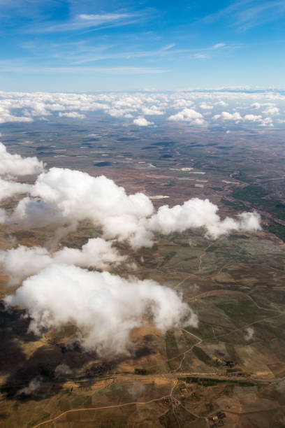istock Africa countryside seen from sky 654734638