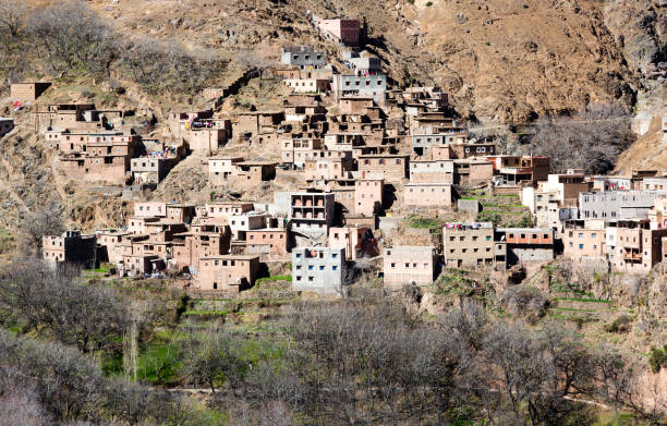 istock Traditional berber village architecture in Atlas mountains 654736966