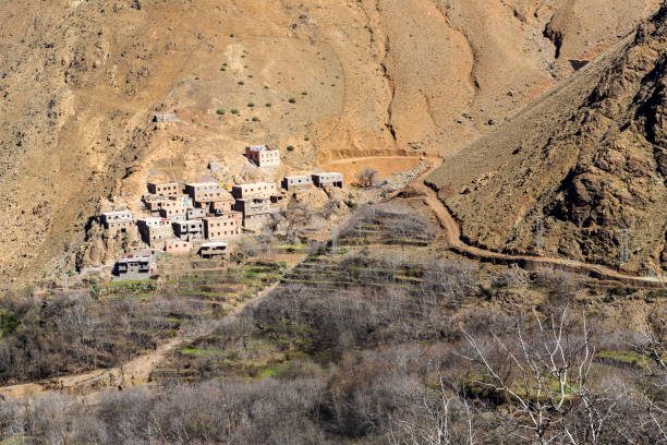 istock Traditional berber village architecture in Atlas mountains 654737106