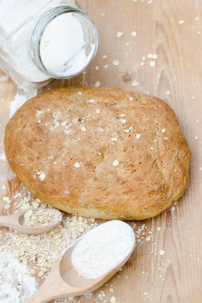 istock Fresh traditionaly made wholegrain bread 654743578