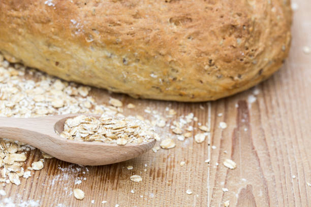istock Fresh traditionaly made wholegrain bread 654743684