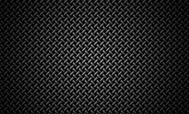 istock Black stainless steel mesh background. 654760040