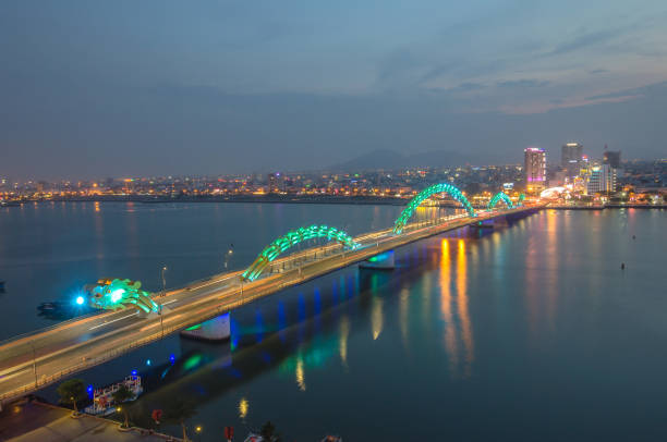 The Dragon Bridge (Vietnamese: Cầu Rồng) is a bridge over the River Hàn at Da Nang, Vietnam.