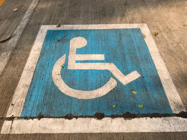 istock parking zone for disable, pregnant, old people 654767110