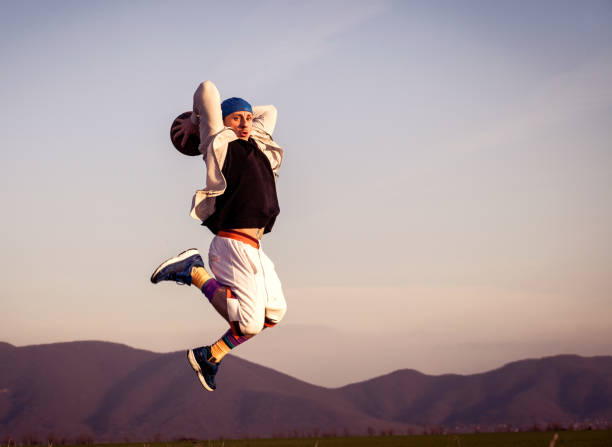 istock Street basketball at sunset 654774268