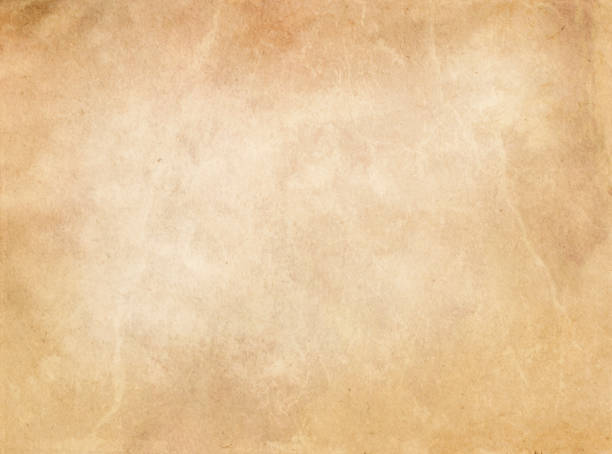 istock Aged and yellowed paper texture or background. 654778886