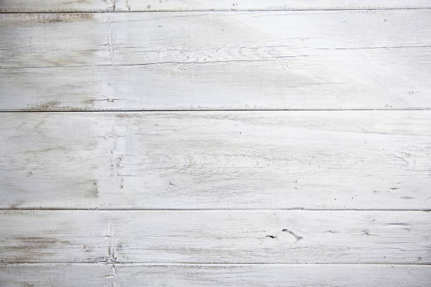 istock Wood Texture, White Wooden Table Background 654784812