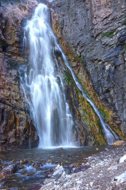 istock Waterfalls within Glacier National Park 654798804