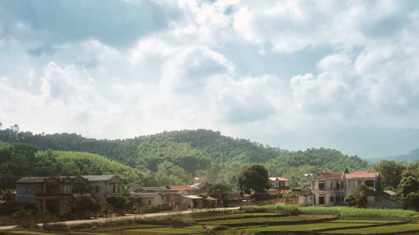 istock Tipical Village of Vietnam 654802424