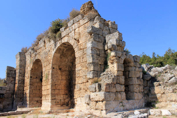istock Ruins of the ancient city Perge 654836372