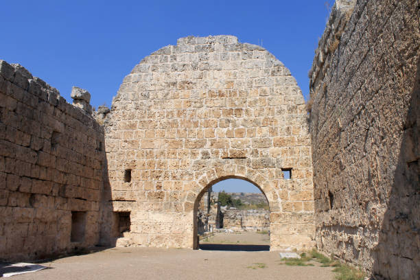 istock Ruins of the ancient city Perge 654836772
