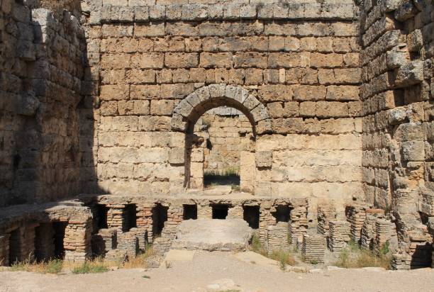istock Ruins of the ancient city Perge 654836780