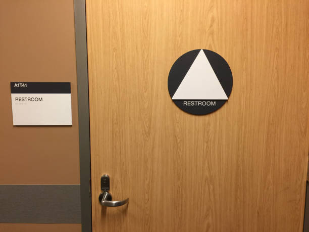 istock Unisex bathroom, San Francisco 654839014