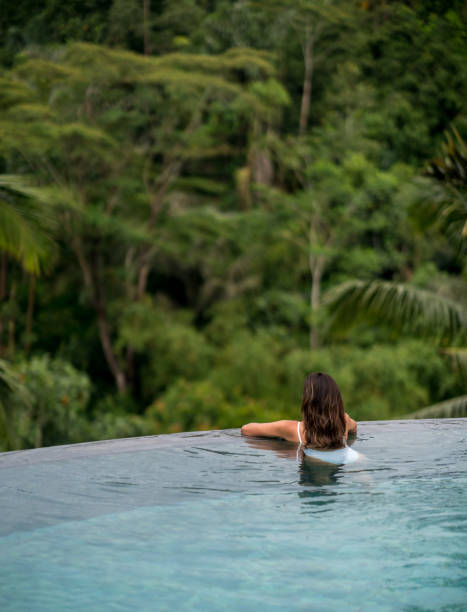 istock Woman enjoying her holidays in Bali 654862856