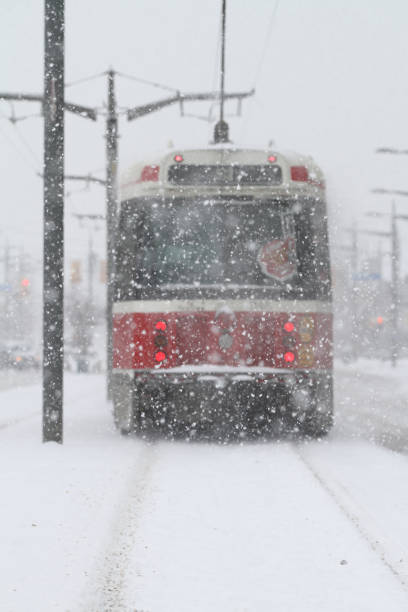 istock Streetcar - Winter/Snow 654885960