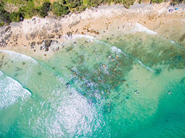 istock An aerial view of Byron Bay beach 654895702