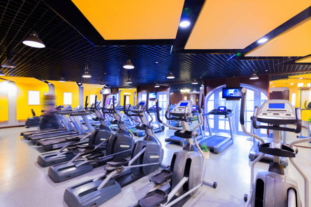 istock interior of modern gym 654898824
