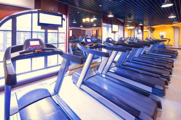 istock interior of modern gym 654902596