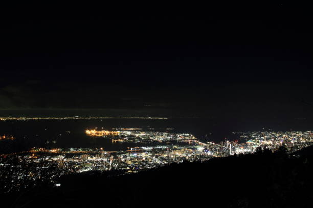 istock 10 million dollars night view of Kobe, Japan 654905624
