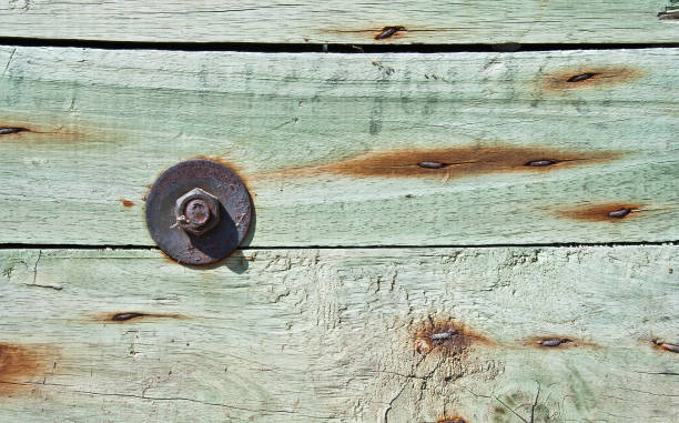 istock Closeup shot of rusty screw and nails 654915660