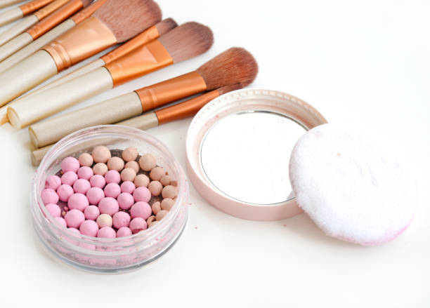 istock brush for make-up with powder balls 654920684