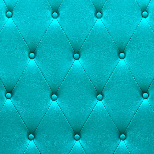 istock Pattern of blue leather seat upholstery 654923128